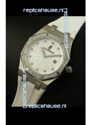 Audemars Piguet Royal Oak Ladies Quartz Replica Watch in Steel Case