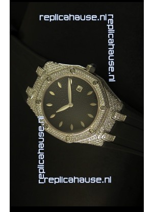 Audemars Piguet Royal Oak Ladies Watch in Black