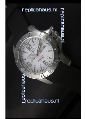 Ball Hydrocarbon Spacemaster Automatic Day Date Rubber Strap in White Dial - Original Citizen Movement 