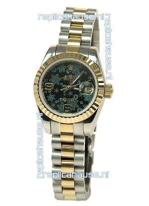 Rolex Floral Motif Datejust Ladies Replica Watch