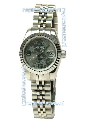 Rolex Floral Motif Datejust Ladies Replica Watch