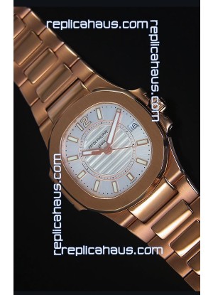 Patek Philippe Ladies Nautilus Rose Gold Watch 36MM 