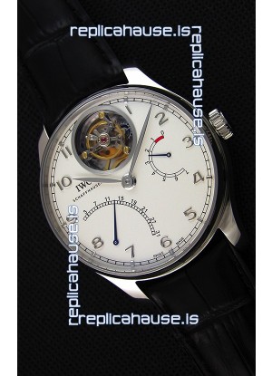 IWC Portugieser Tourbillon Mystere Retrograde IW504601 White Dial UPDATED 2019 Version 