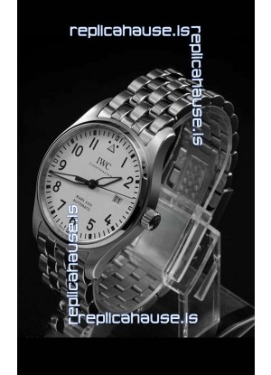 IWC MARK XVIII Swiss Replica Watch in 904L Steel White Dial 40MM - 1:1 Mirror Replica