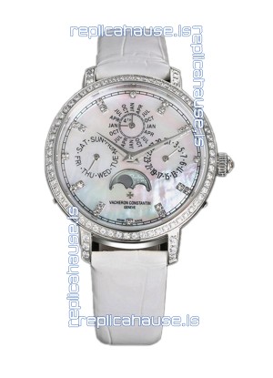 Vacheron Constantin Traditionelle Perpetual Calendar Ultra-Thin White Gold Plating