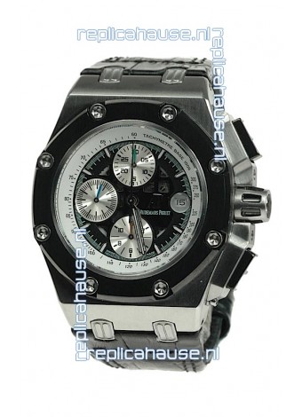 Audemars Piguet Royal Oak Offshore Rubens Barrichello Limited Edition Swiss Watch in Black Dial