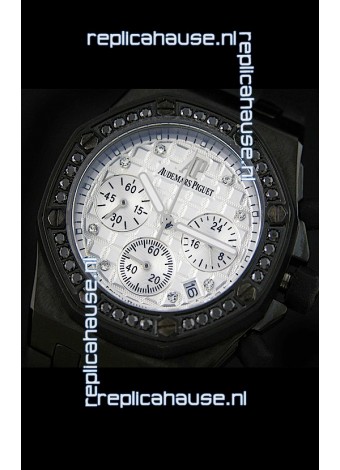 Audemars Piguet Royal Oak Offshore Lady Alinghi Swiss Watch in White Dial