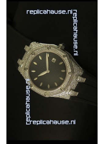 Audemars Piguet Royal Oak Ladies Watch in Black