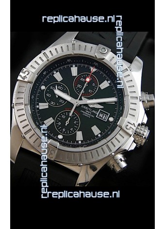 Breitling Avenger Seawolf Swiss Replica Watch in Black Dial