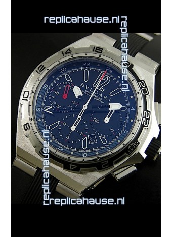 Bvlgari Diagono Professional Swiss Replica Watch in Black Dial