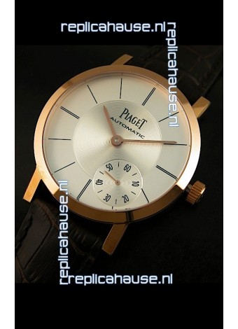Piaget Altiplano Swiss Manual Winding Replica Watch in White Dial