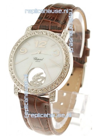 Chopard Happy Diamond Swiss Replica Watch in Diamond Bezel