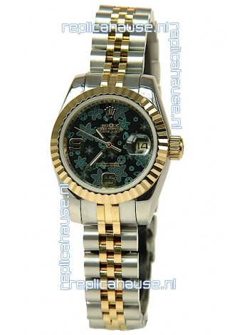 Rolex Floral Motif Datejust Ladies Replica Watch