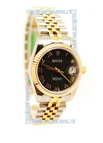 Rolex DateJust Mid-Sized Two Tone Japanese Replica Watch