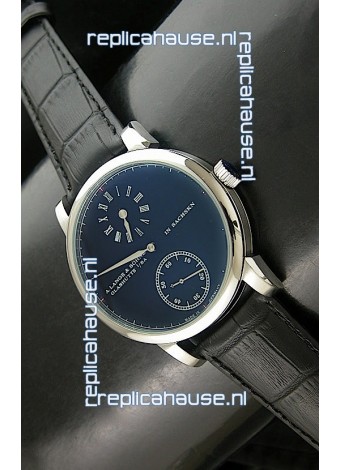 A. Lange & Sohne Cortes de Geneve Decorative Bridges Classic Replica Watch in Black Dial