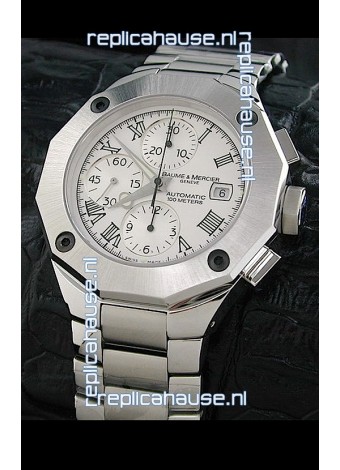 Baume & Mercier Riveria Swiss Watch in White Dial