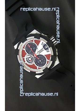 Concord C1 in Red & White Carbon Fibre Swiss Watch