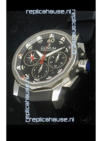 Corum Admiral's Cup Challenge Swiss Replica Watch in Black Dial