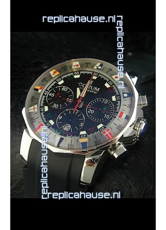 Corum Admiral's Cup Challenge Swiss Replica Watch in Black Dial
