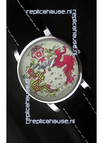 Corum Imitation Ceramics Japanese Replica Watch in White Dial