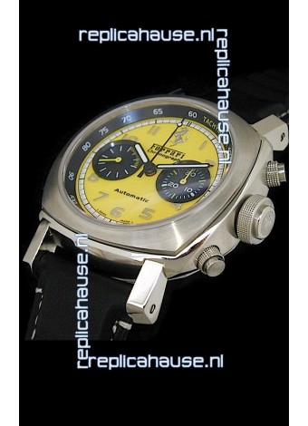 Ferrari Granturismo Swiss Replica Watch in Yellow Dial
