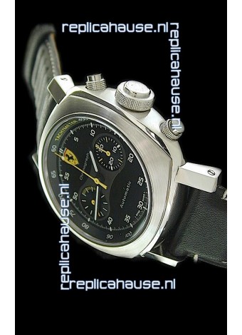 Ferrari Granturismo Swiss Replica Watch in Black Strap