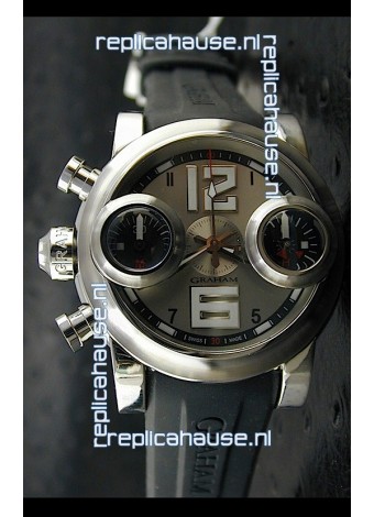 Graham Chronograph Swordfish Swiss Replica Watch in Light Grey Dial