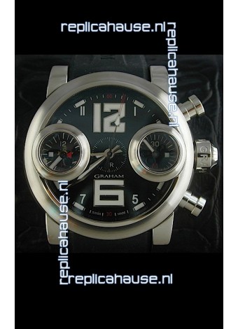 Graham Chronograph Swordfish Swiss Replica Watch in Black Dial