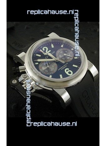 Graham Chronofighter Oversize Swiss Replica Watch in Black Dial