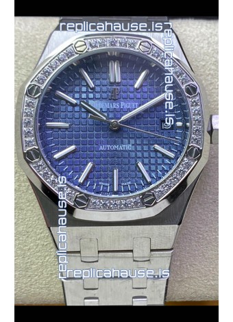 Audemars Piguet Royal Oak 37MM Blue Dial Watch in 3120 Movement - 1:1 Mirror Replica