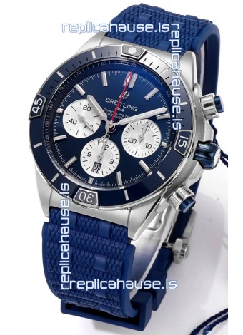 Breitling Chronomat B01 42 Edition Swiss 904L Steel Casing Blue Dial 1:1 Mirror Replica Watch