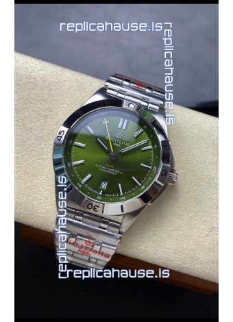 Breitling Chronomat Automatic GMT 40 Green Dial 1:1 Mirror Swiss Replica Watch