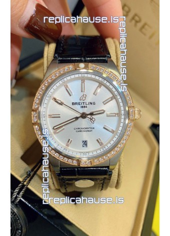 Breitling Chronomat Automatic 36MM 1:1 Mirror Swiss Replica Watch Steel Case