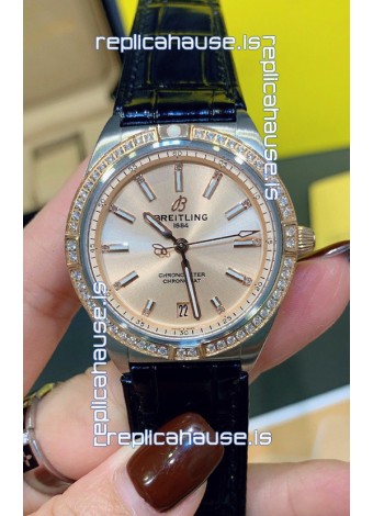 Breitling Chronomat Automatic 36MM 1:1 Mirror Swiss Replica Watch Steel Case