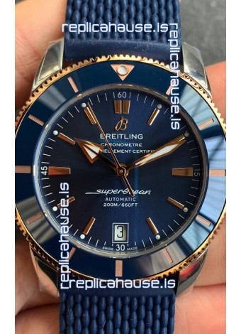 Breitling SuperOcean Heritage II B20 44MM Blue Dial Two Tone Bezel 1:1 Mirror Replica