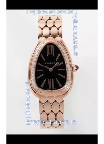 Bvlgari Serpenti Seduttori Edition in Rose Gold Casing Super Clone Watch