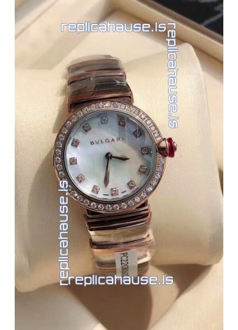 Bvlgari LVCEA Edition Watch in Two Tone Rose Gold Steel - 1:1 Mirror Replica