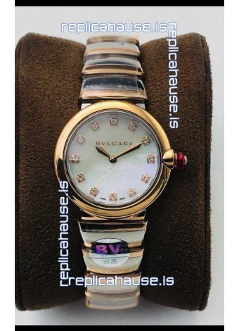 Bvlgari LVCEA Edition Watch in Two Tone Rose Gold Steel - 1:1 Mirror Replica