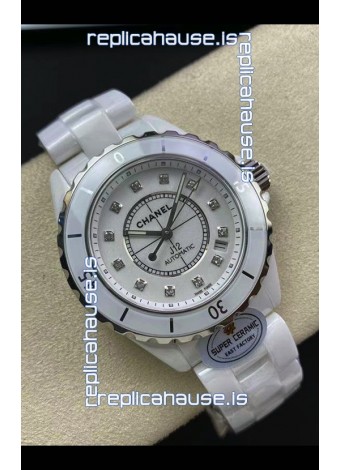 Chanel J12 38MM White Ceramic Case Watch Automatic 1:1 Mirror Replica Watch