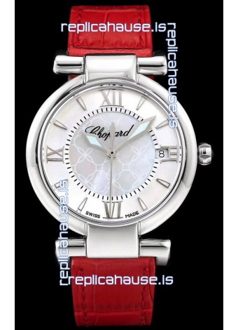 Chopard Imperiale White Dial Swiss Automatic Replica Watch in 904L Steel 