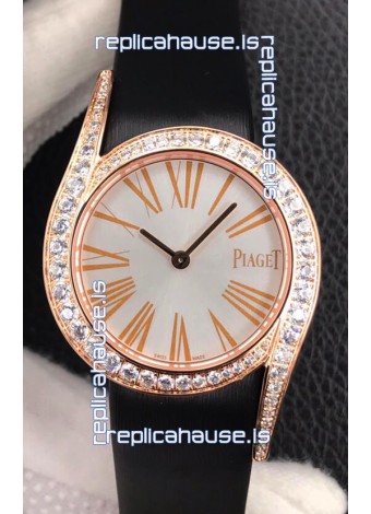 Piaget Limelight Gala Edition 1:1 Mirror Quality Swiss Quartz Replica Watch Rose Gold 