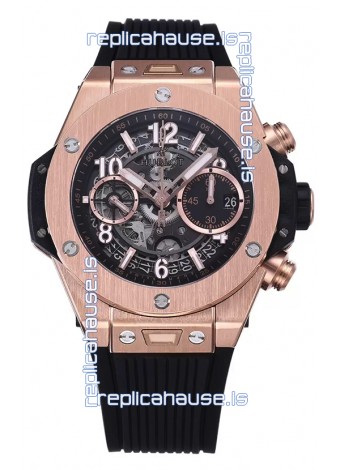 Hublot Big Bang Unico Rose Gold Casing 1:1 Mirror Edition Swiss Replica Watch