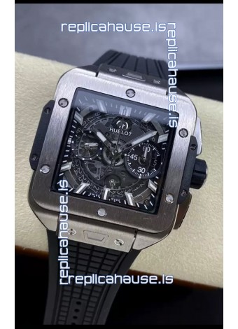 Hublot Square Bang Unico Titanium Chronograph Watch 1:1 Mirror Replica