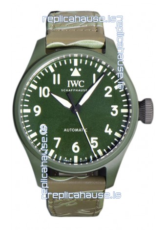 IWC Big Pilot's Top Gun Woodland Edition 43MM Ceramic Casing Swiss Replica Watch 