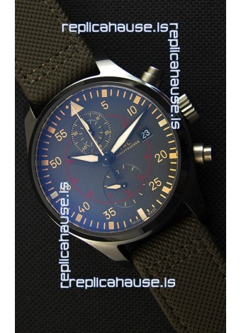 IWC Pilot's Watch Chronograph Top Gun Miramar IW389002 Ceramic Anthracite Dial 1:1 Mirror Replica 