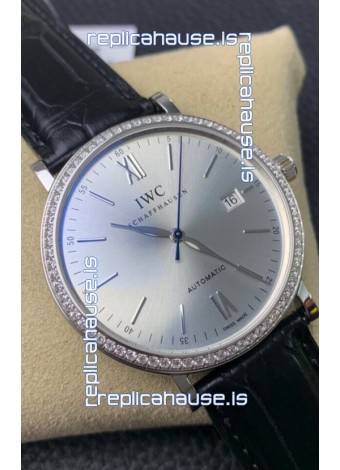 IWC Portofino Automatic 1:1 Mirror Quality Steel Dial 904L Steel Casing Swiss Replica Watch