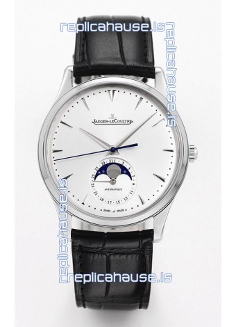 Jaeger LeCoultre Master Ultra Thin Moon 904L Steel 1:1 Mirror Replica Watch