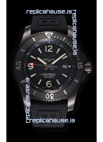 Breitling Superocean Automatic 46 Black Steel - Black Dial in DLC Coated Casing 