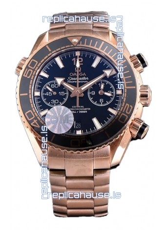 Omega Seamaster Planet Ocean 600M Sedna Gold 45.5MM 1:1 Mirror Replica Watch 