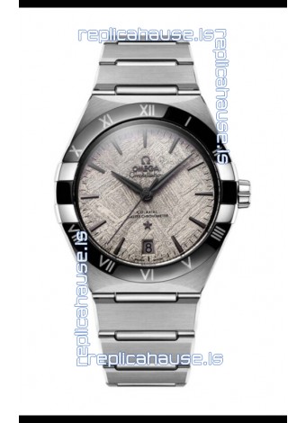 Omega Co-Axial Constellation Stainless Steel Meteorite Dial 1:1 Mirror Replica 41MM